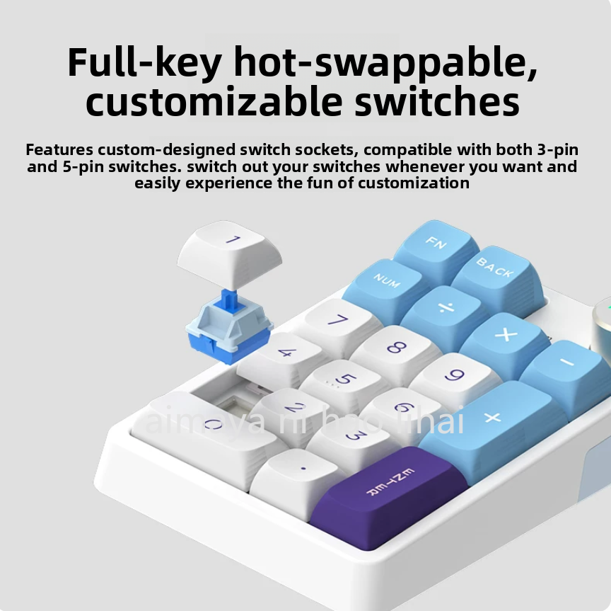 Esports Gaming Keyboard - Kzzi K20 ミニキーパッド 3 モード Bluetooth