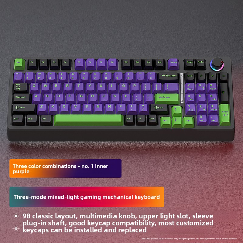 Esports Gaming Uk - カスタムミストシャドウテーマ H98 メカニカルキーボード Bluetooth トライモード 2.4G
