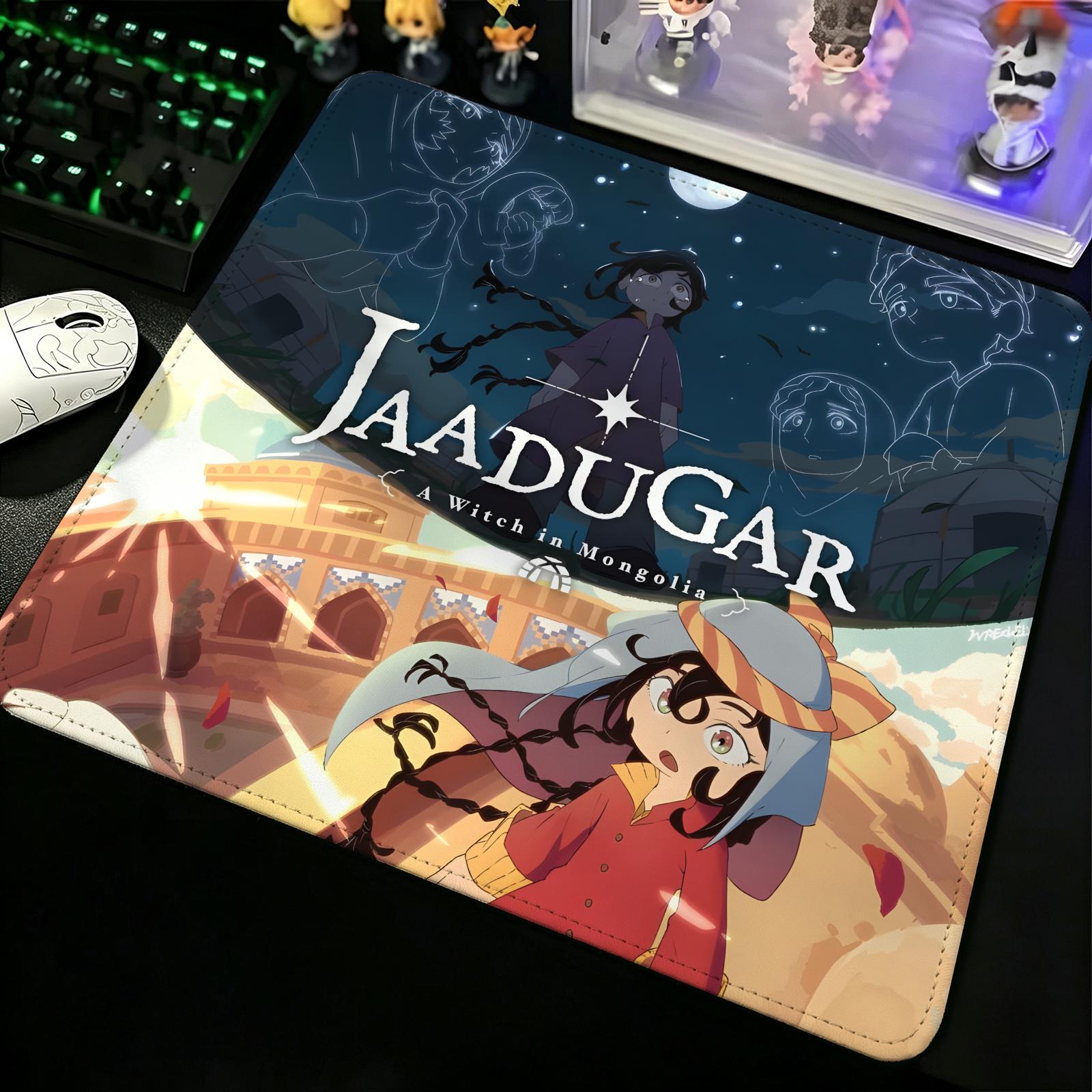 Esports Gaming Laptop - コンパクトゲーミングマット 強化ステッチボーダー、S/Mサイズのポータブルラップトップデスクパッド、オフィスやeスポーツに最適 モンゴルの魔女の生活