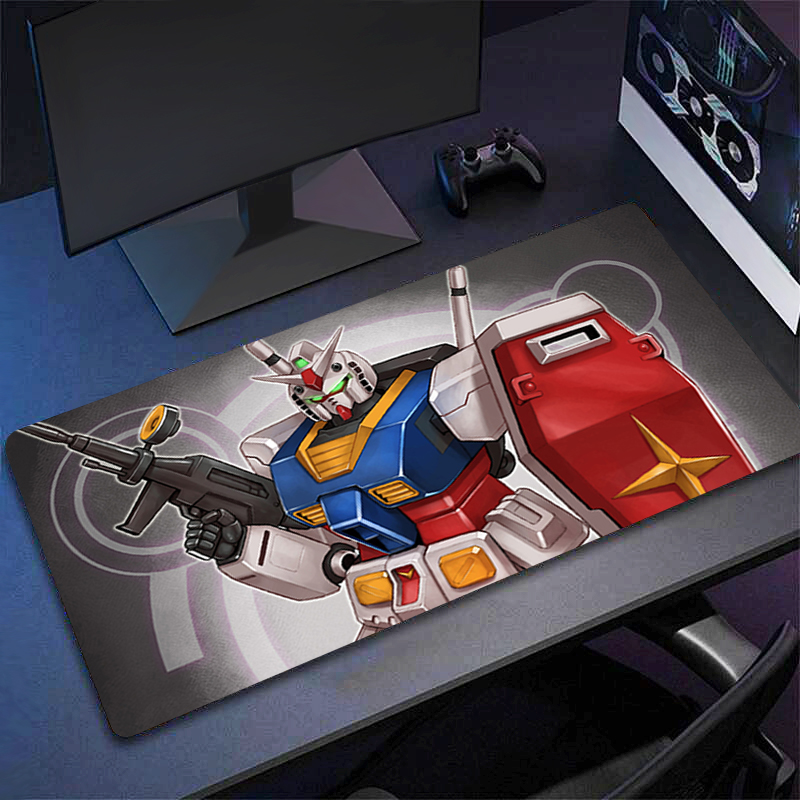 Esports Y Gaming - マウスパッド、アニメ、ゲーミングアクセサリー、メカニカル・ウォリアー RX-78-2、ガンダム、eスポーツ、ゲーマー向け、デスクマット、XXL、キーボードマット、オフィス用マウスパッド。