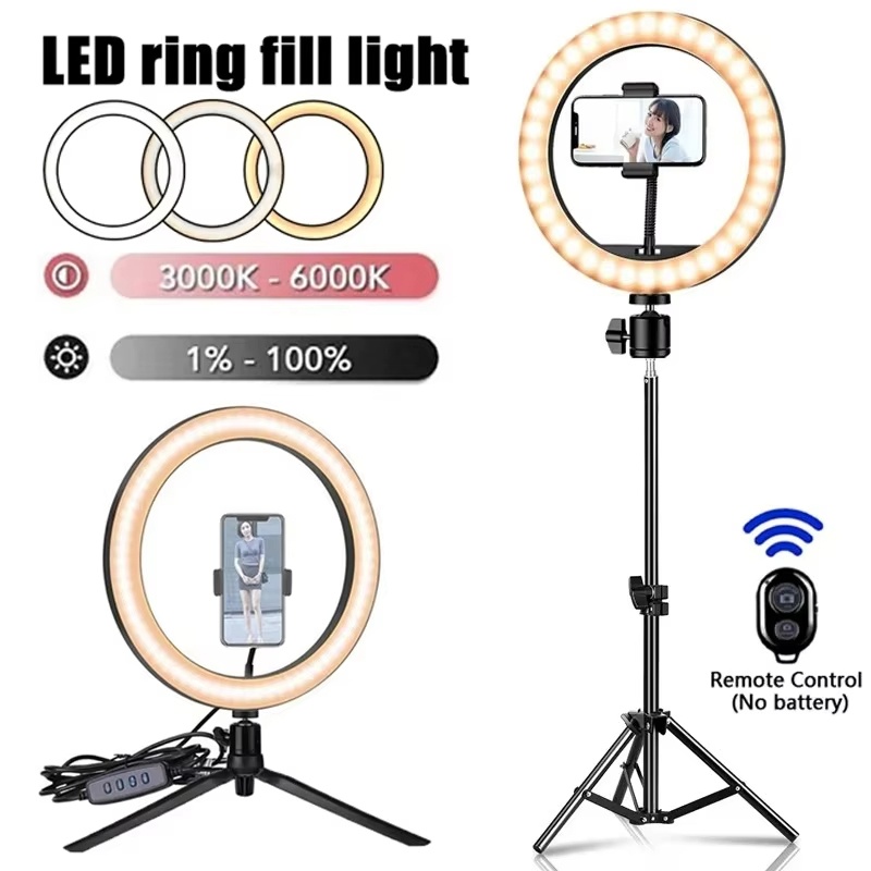 Webcam Ring Light - LED Selfie リング照明写真撮影用 Selfie リングランプ USB