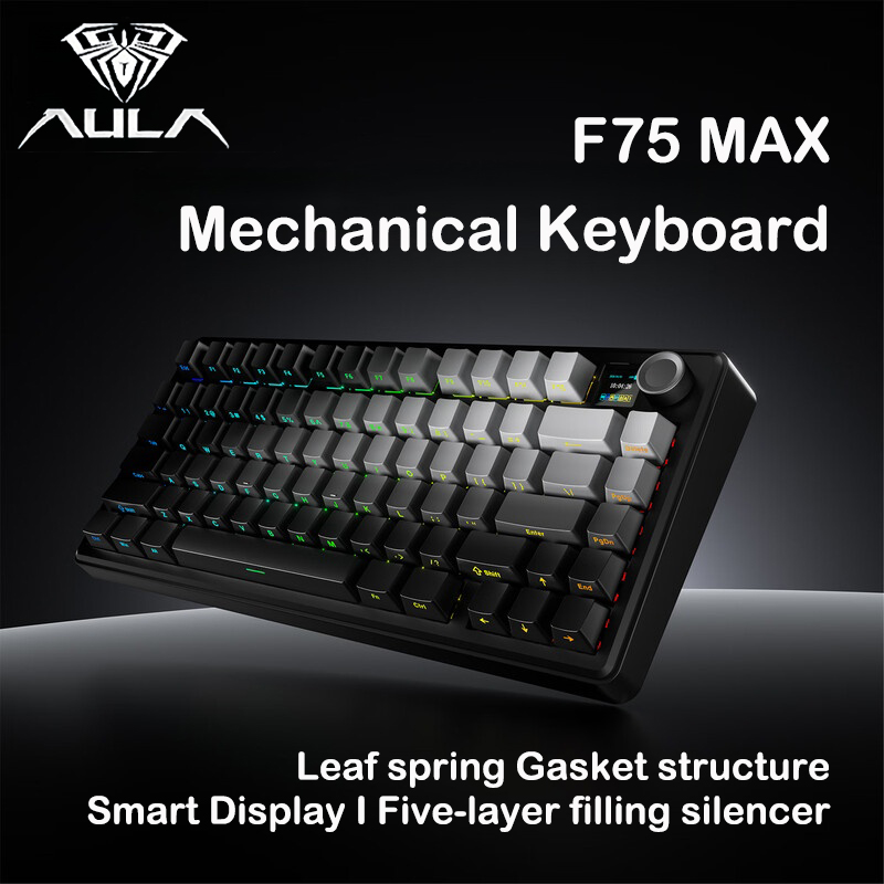 Esports Gaming Uk - AULA F75 MAX 75% トリモード メカニカルキーボード