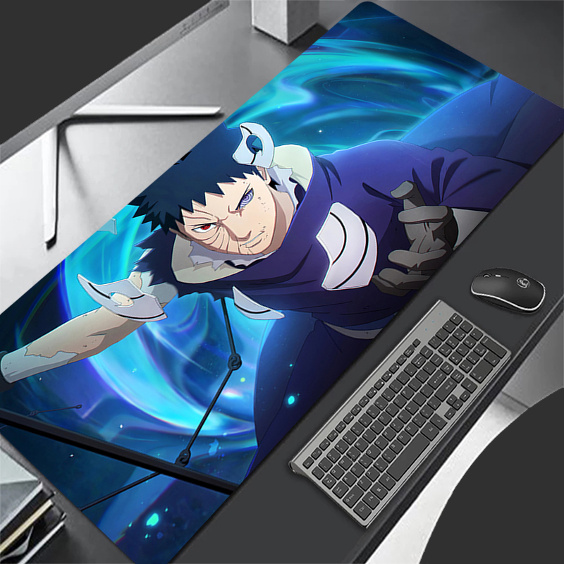 Esports Gaming Pc - マウスパッドアニメカーペ大型ナルトうちはオビトPCゲーマーコンピューターマウスパッドヴァーミロキーボードゲームアクセサリー拡張デスクマット