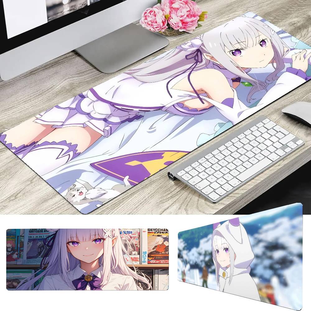 Esports Gaming Laptop - エミリアアニメーション 『ゼロから始める異世界生活』 マウスパッド 滑り止め オフィスコンピューター ノートパソコン