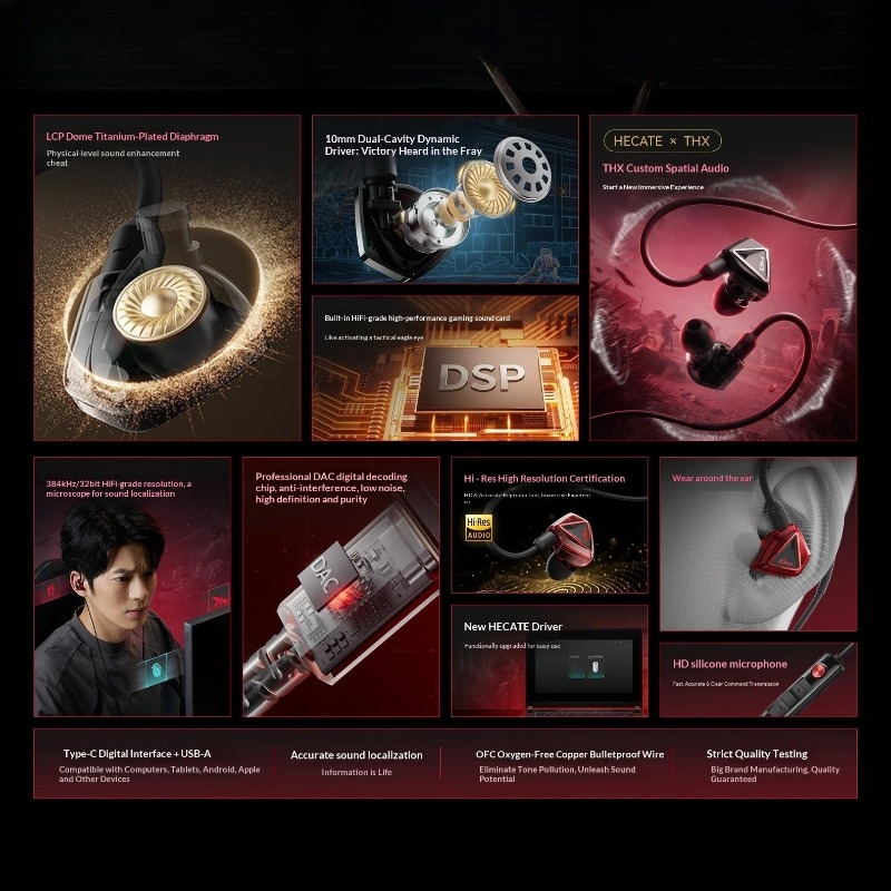Edifier HECATE Hunter S 有線イヤホン - Esports Gaming Pcs のレビューと価格