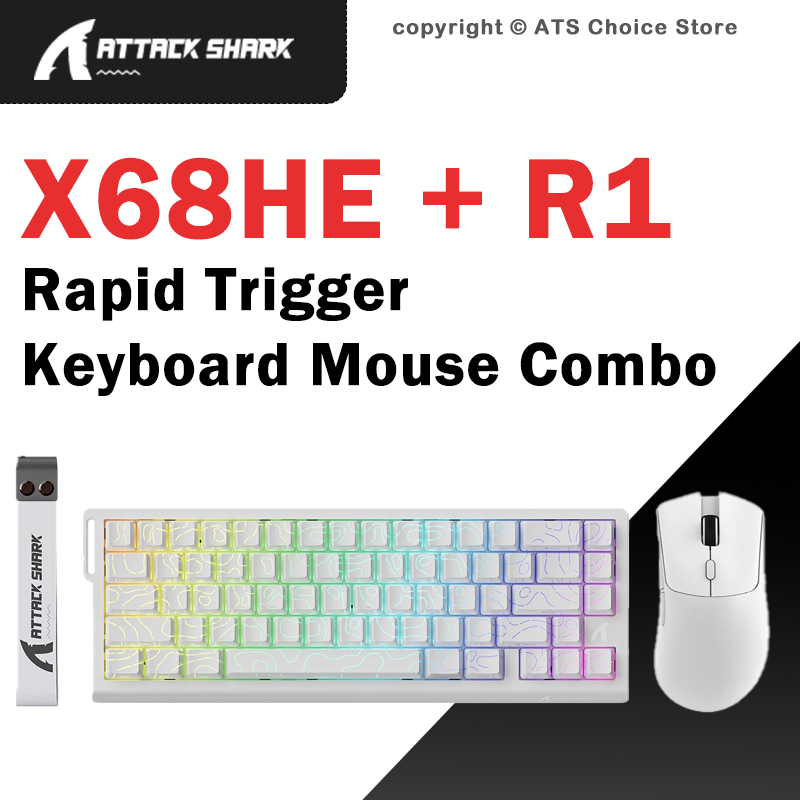 ATTACK SHARK X68 HE マグネティックキーボ - Esports Gaming Uk のレビューと価格
