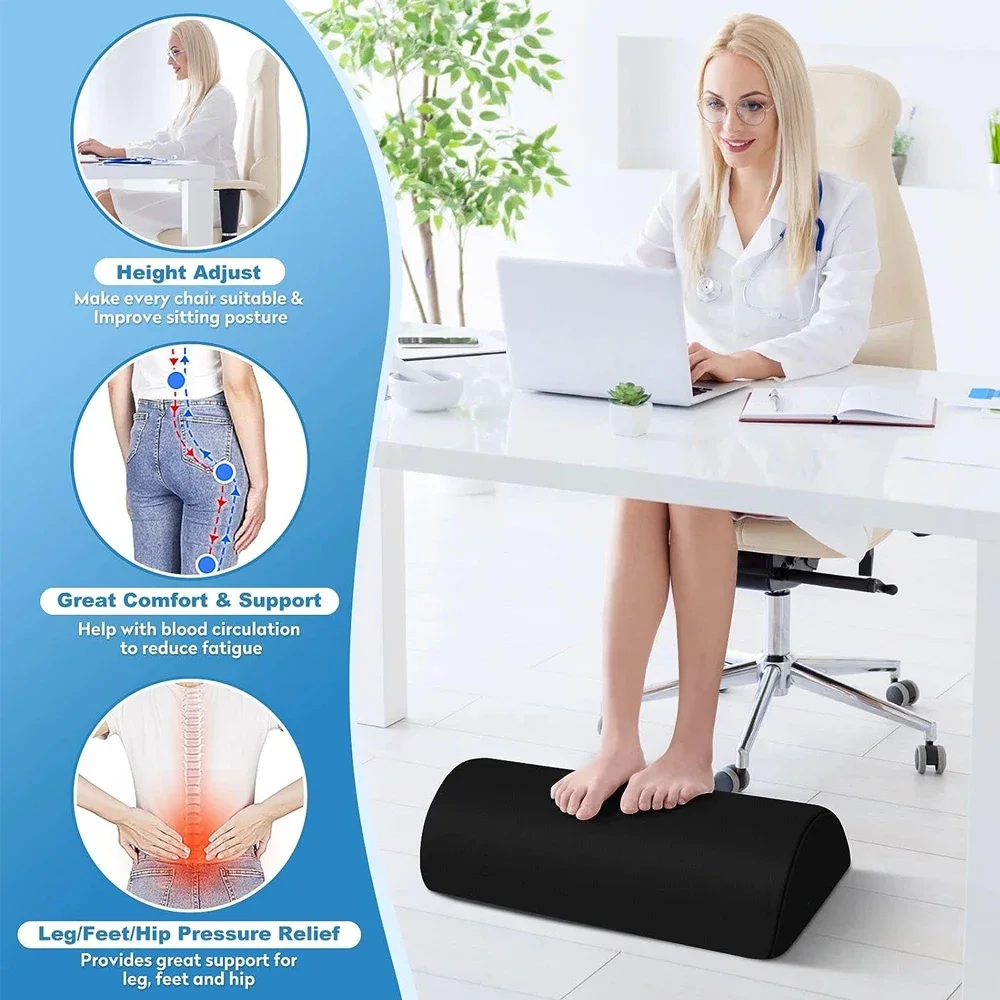 デスク下のコンフォートフットレスト 終日痛み緩和&脚サポート - Footrest Under Desk のレビューと価格