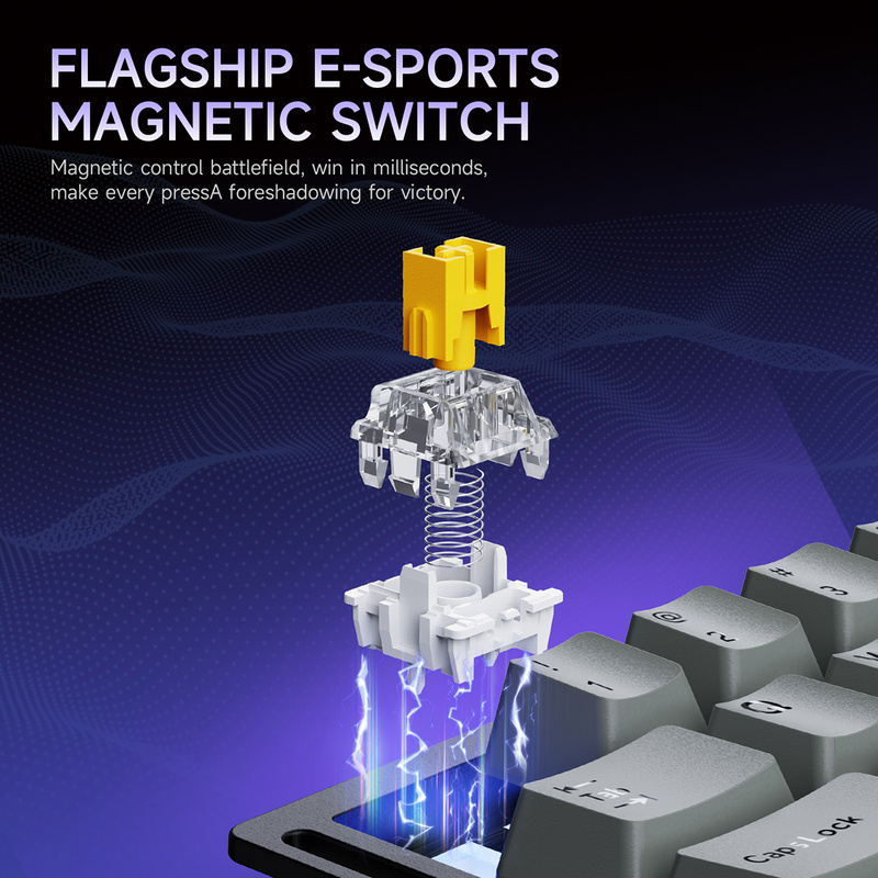 Ajazz Ak029 磁気軸メカニカルキーボード片手ゲーミ - Esports Gaming Uk のレビューと価格