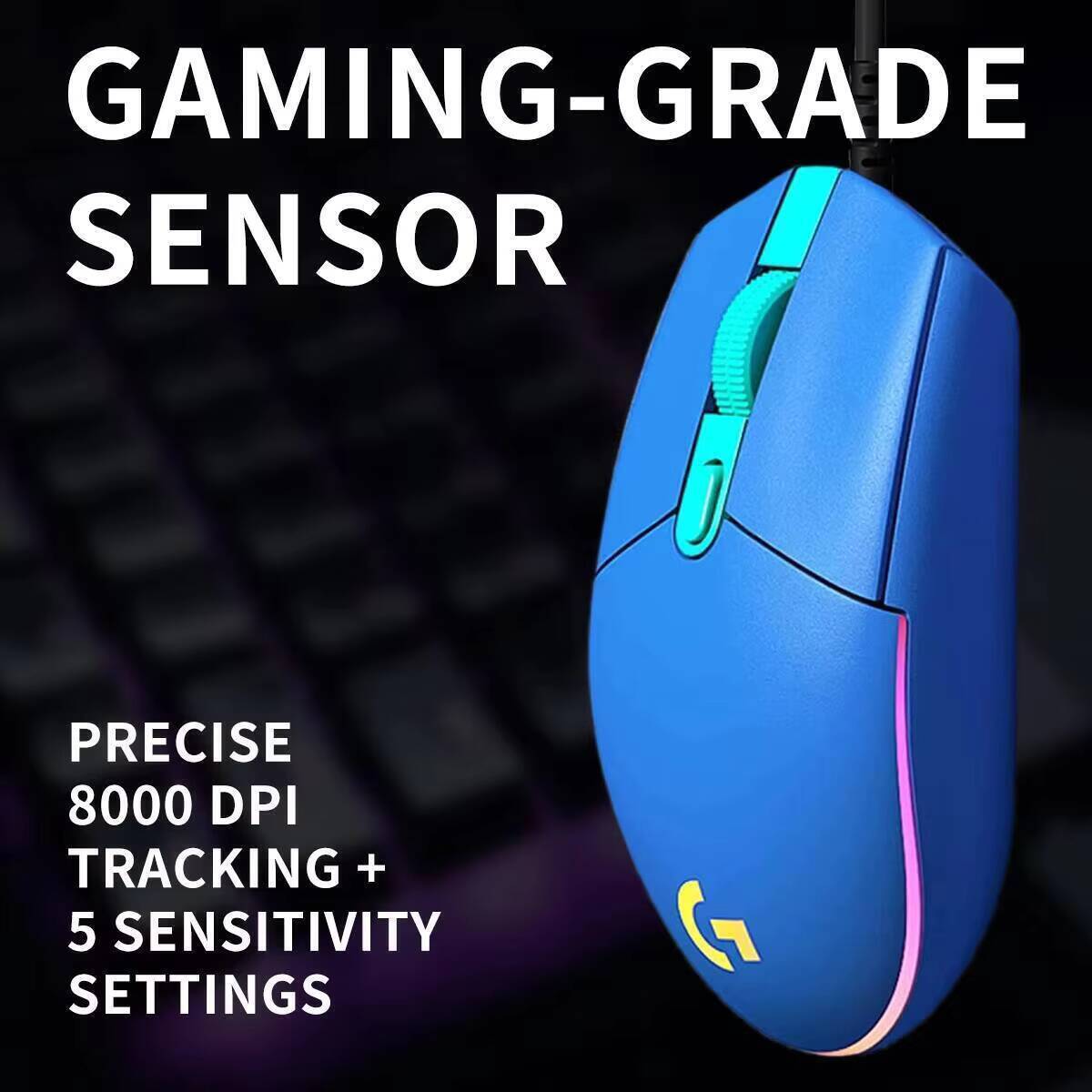ロジクール G203 有線ゲーミングマウス RGBライティン - Logitech Mouse G203 のレビューと価格