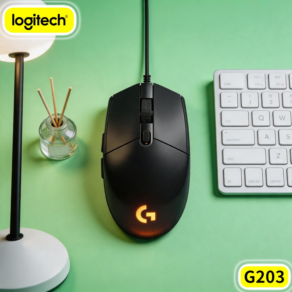 ロジクール G203 有線ゲーミングマウス 実用的な周辺機器 - Logitech Mouse G203 のレビューと価格