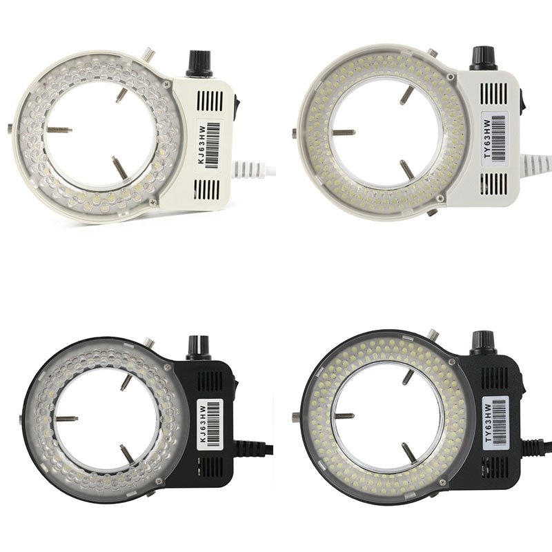 調整可能な 144 LED リングライト照明ランプ産業用ステ - Webcam Ring Light のレビューと価格