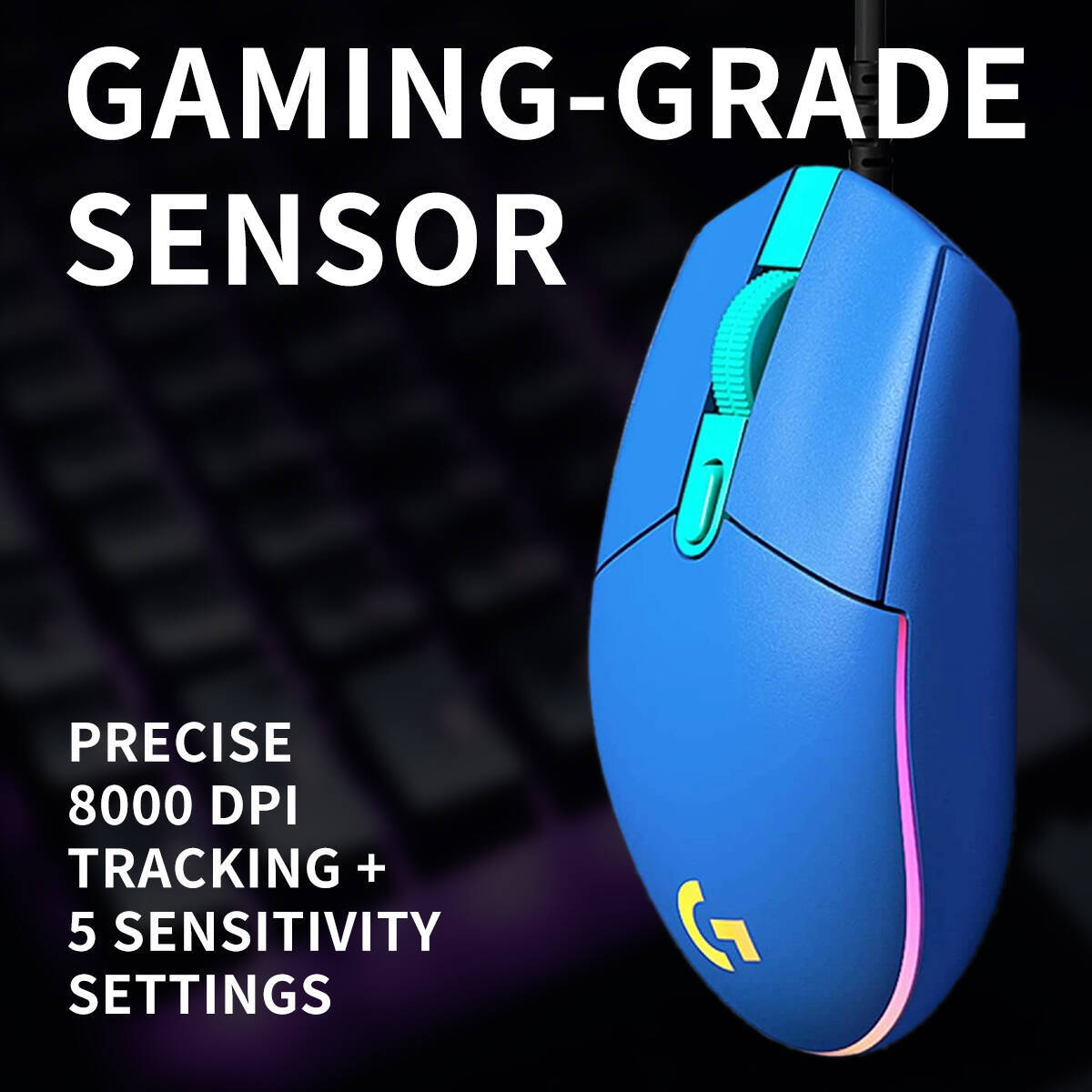 ロジクール G203 有線ゲーミングマウス RGBライティン - Logitech Mouse G203 のレビューと価格
