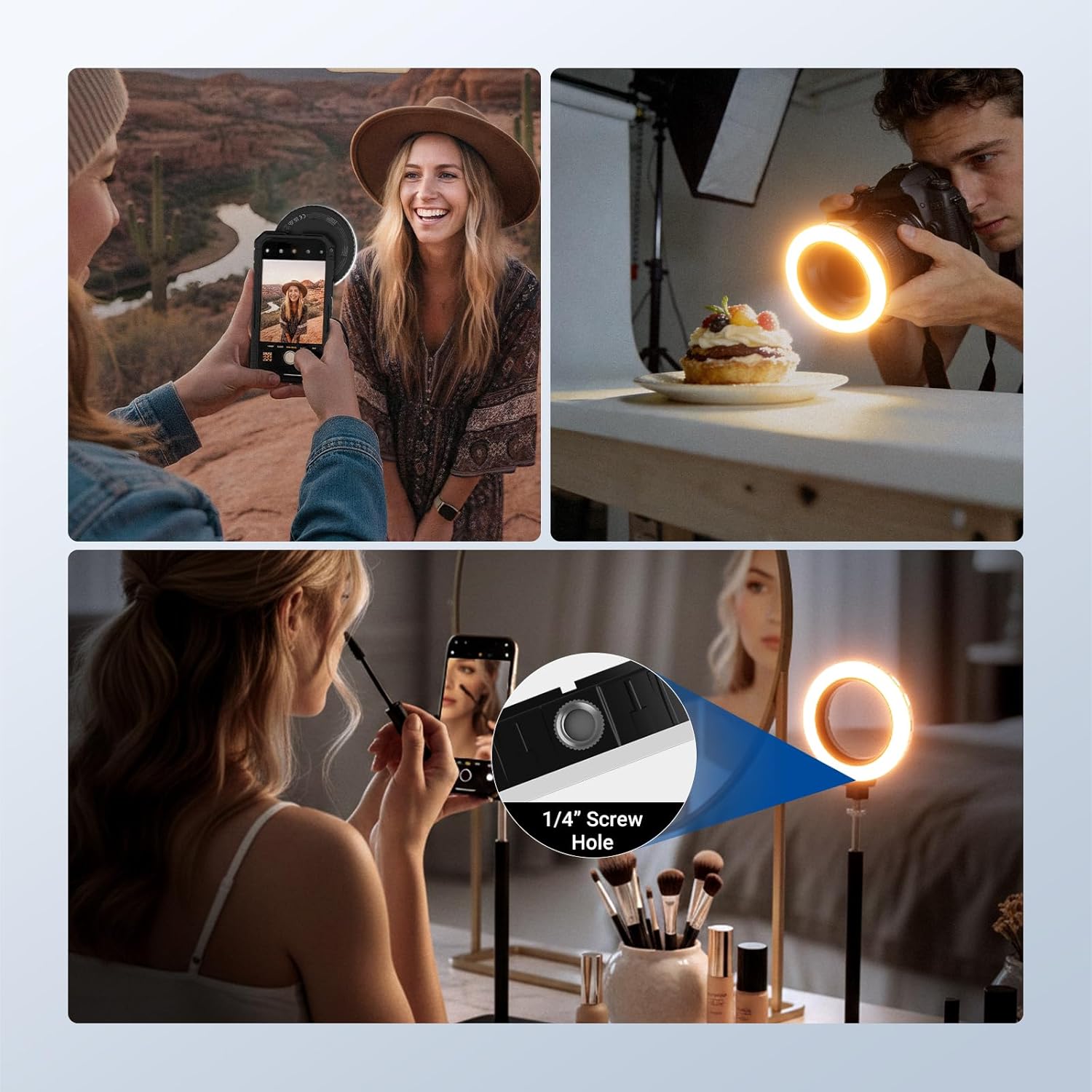 NEEWER Basics 67mmネジ式リングライト（67 - Webcam Ring Light のレビューと価格