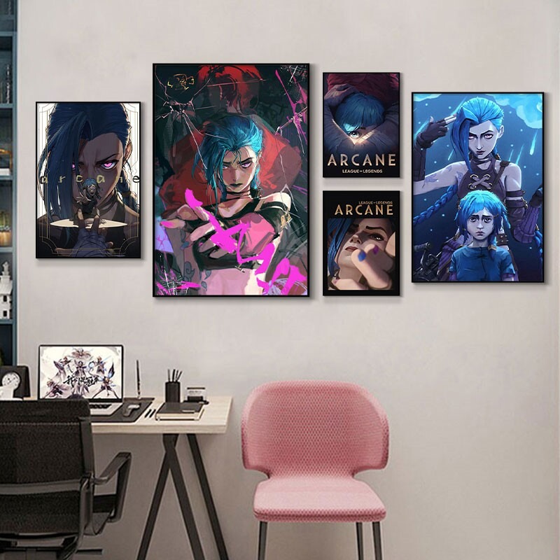 Arcane Jinx クローズアップポスター フレームなし - Esports Y Gaming のレビューと価格