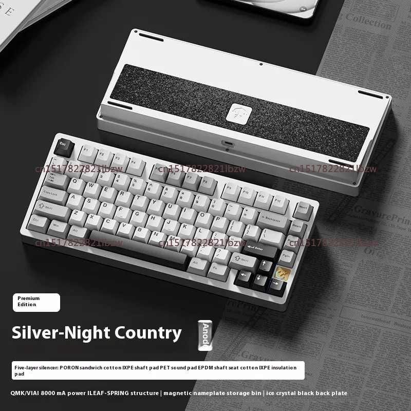 75 Eスポーツ メカニカルキーボード アルミ合金 ワイヤレ - Esports Gaming Keyboard のレビューと価格