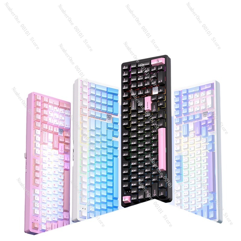 アルミニウム合金メカニカルキーボード、ワイヤレス3モードBl - Esports Gaming Keyboard のレビューと価格