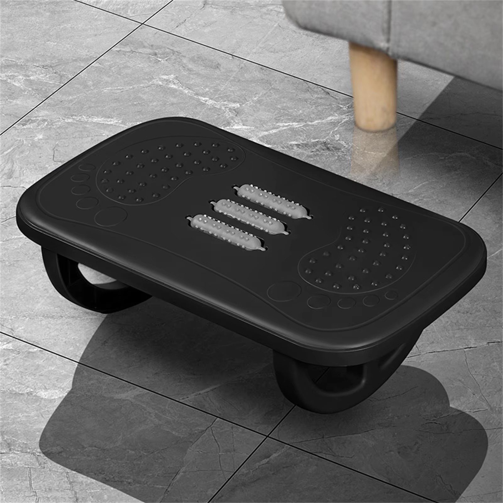 デスクの下に置くロッキングフットレスト 人間工学に基づいたデ - Footrest Under Desk のレビューと価格