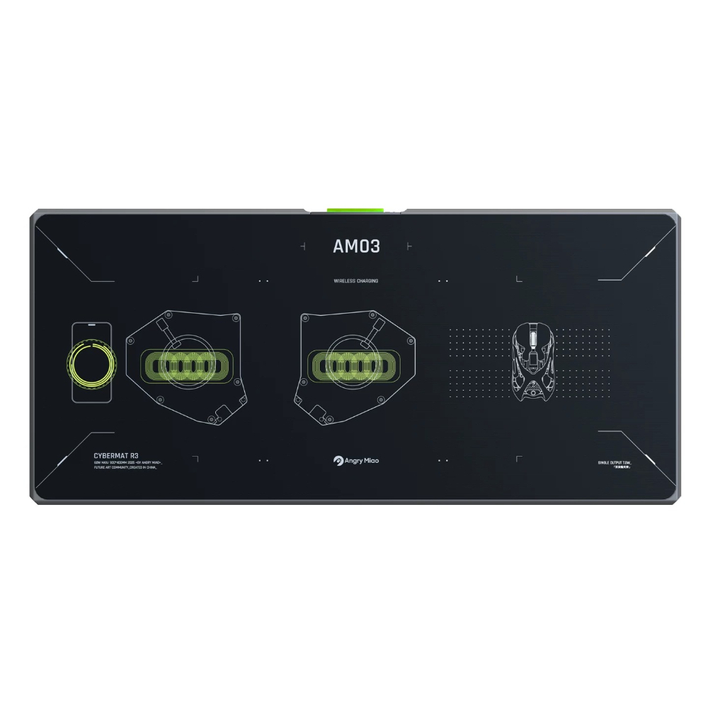 新発売のANGRYMIAO CYBERMAT R3 ワイヤレ - Esports Gaming Keyboard のレビューと価格